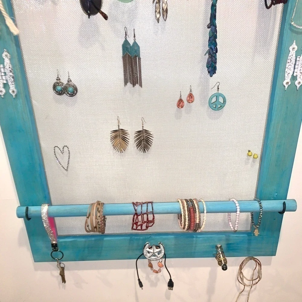 New Handmade Gift Jewelry hanging Organizer Display Extra Large Mother’s Day